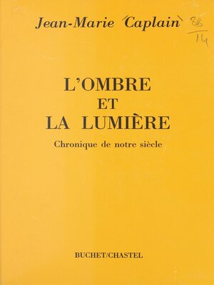 cover image of L'ombre et la lumière